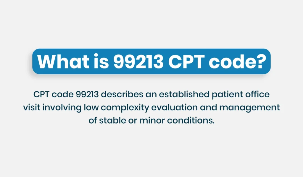 CPT code 99213
