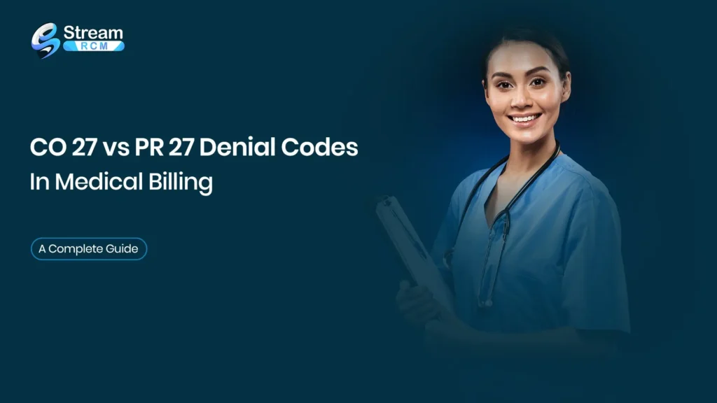 CO 27 vs PR 27 Denial Codes