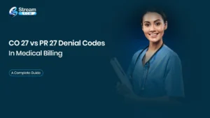 CO 27 vs PR 27 Denial Codes