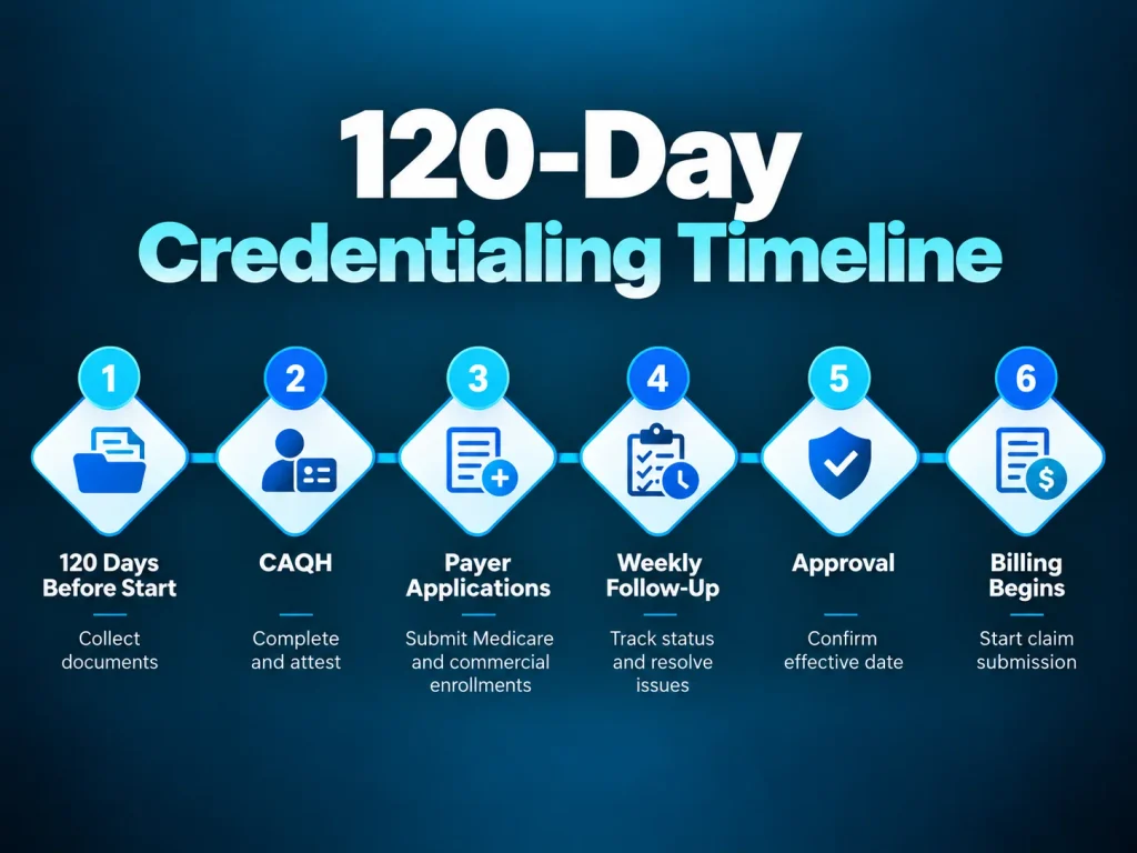 120-day credentialing timeline