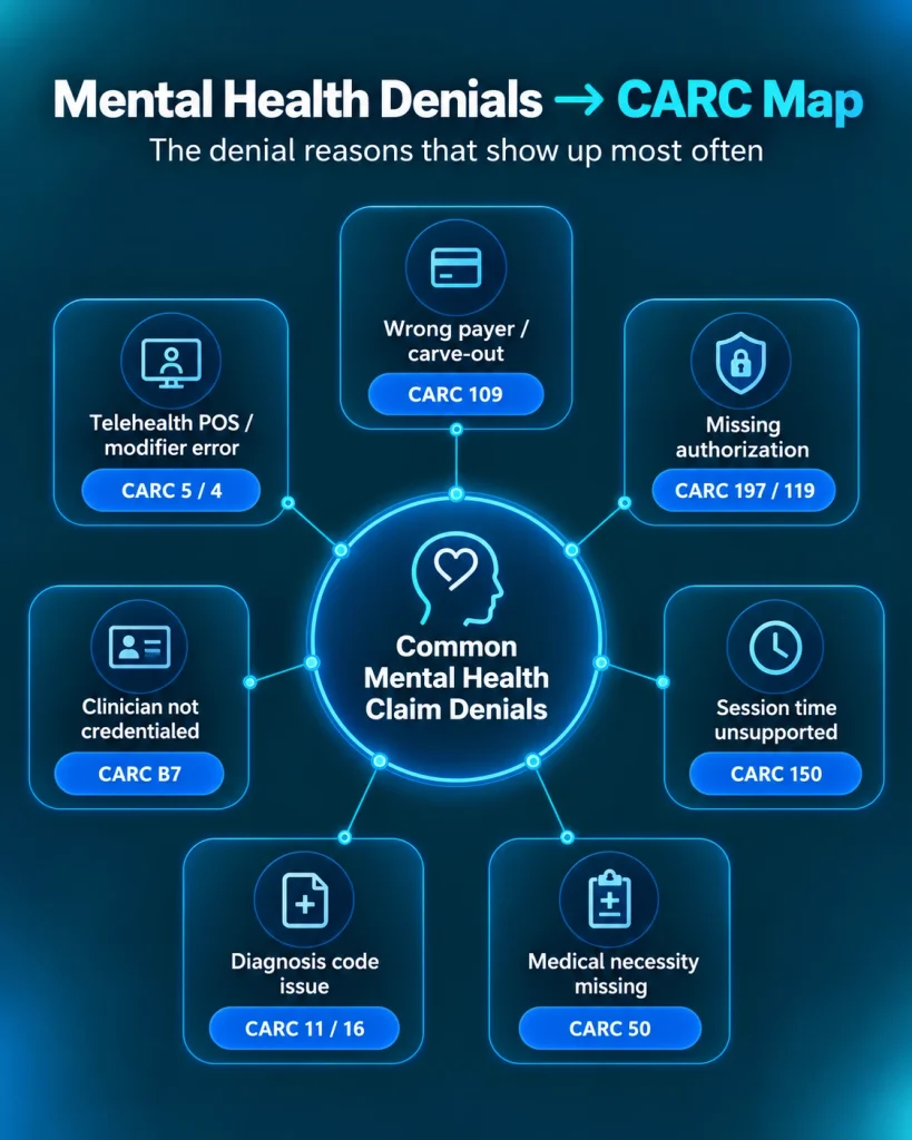 The 10 Most Common Reasons Mental Health Claims Are Denied