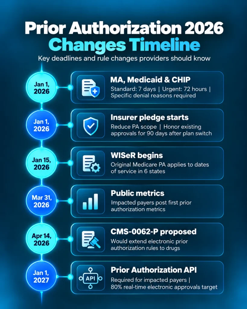 Prior Authorization chnages timline